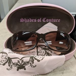 Juicy Couture Sunglasses and Clamshell Pink Case